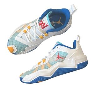 NEW Air Jordan Westbrook One Take 4 PF Men’s Basketball Shoes size 9 White Blue